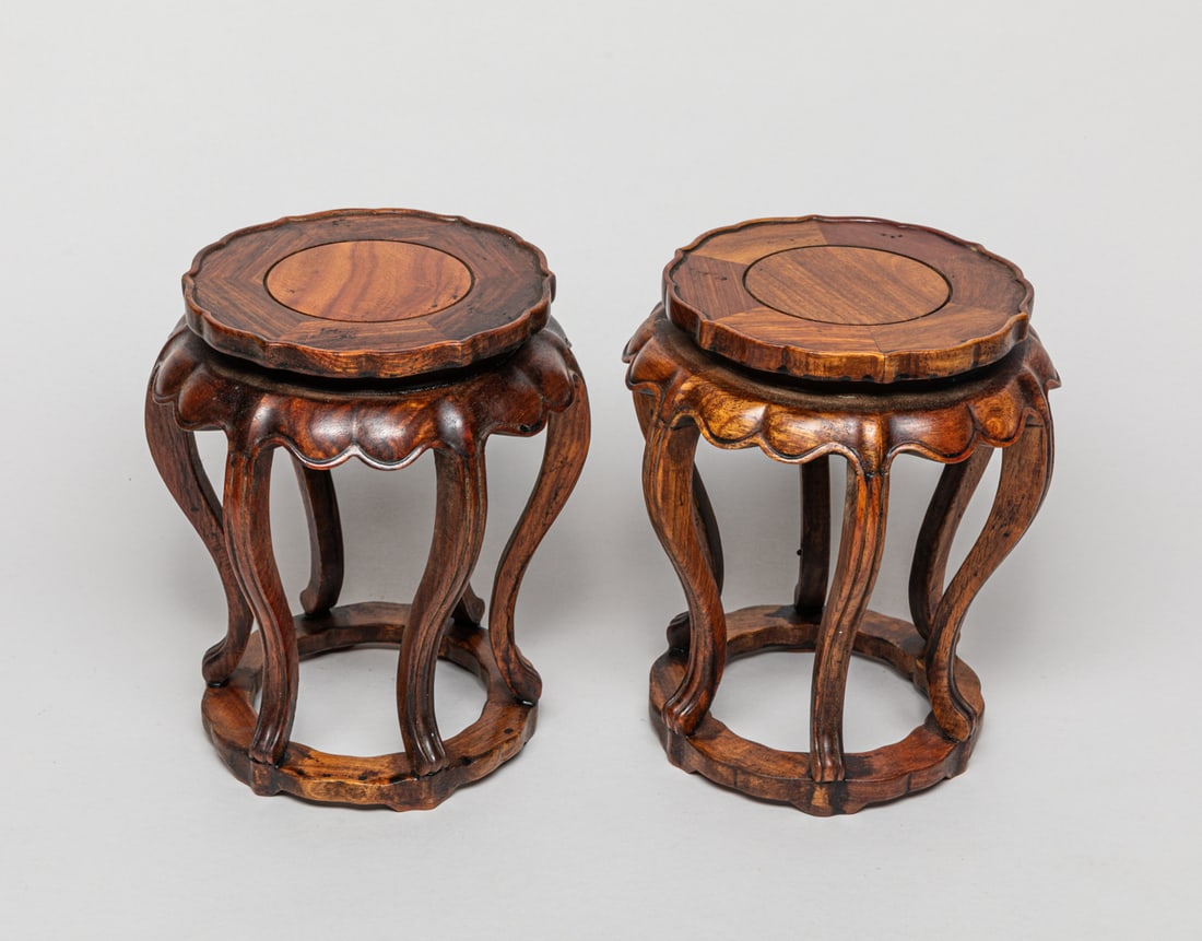 Two Chinese Wood Stands (1 of 8)