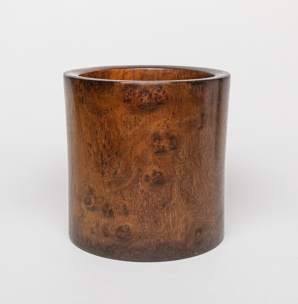 Massive Chinese Wood Brush Pot (1 of 12)