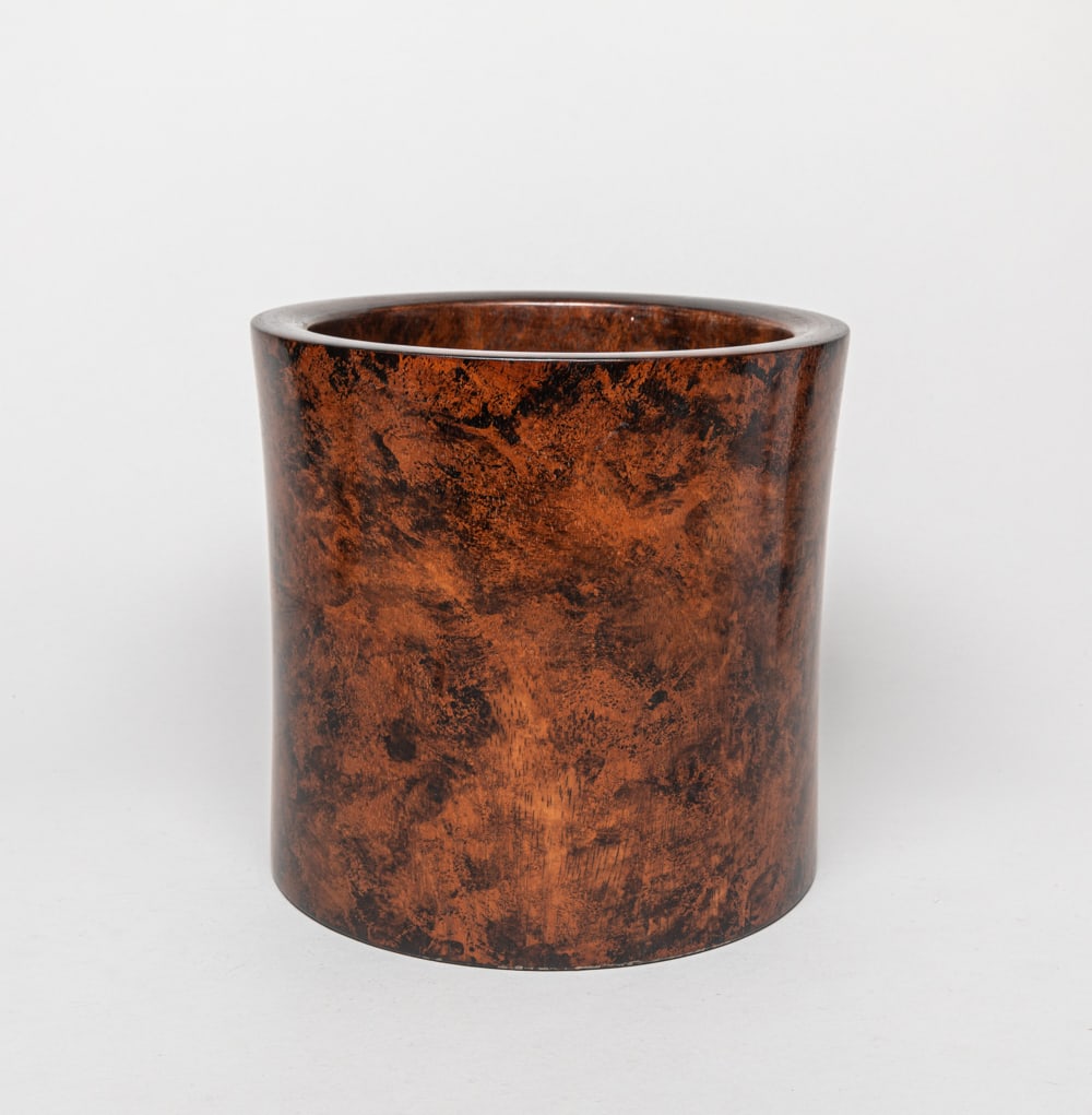 Massive Chinese Wood Brush Pot (1 of 9)