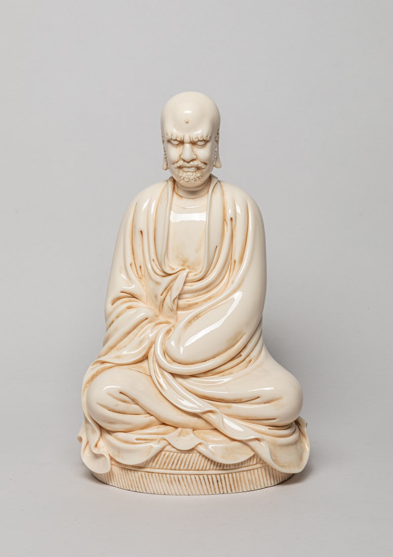 Large Chinese Blank De Porcelain Buddha (1 of 12)