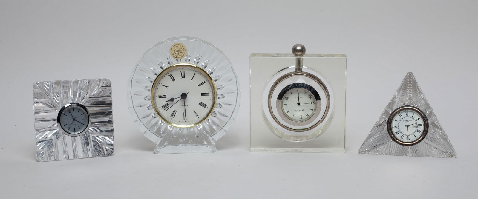 Crystal Glass Table Clocks (1 of 9)