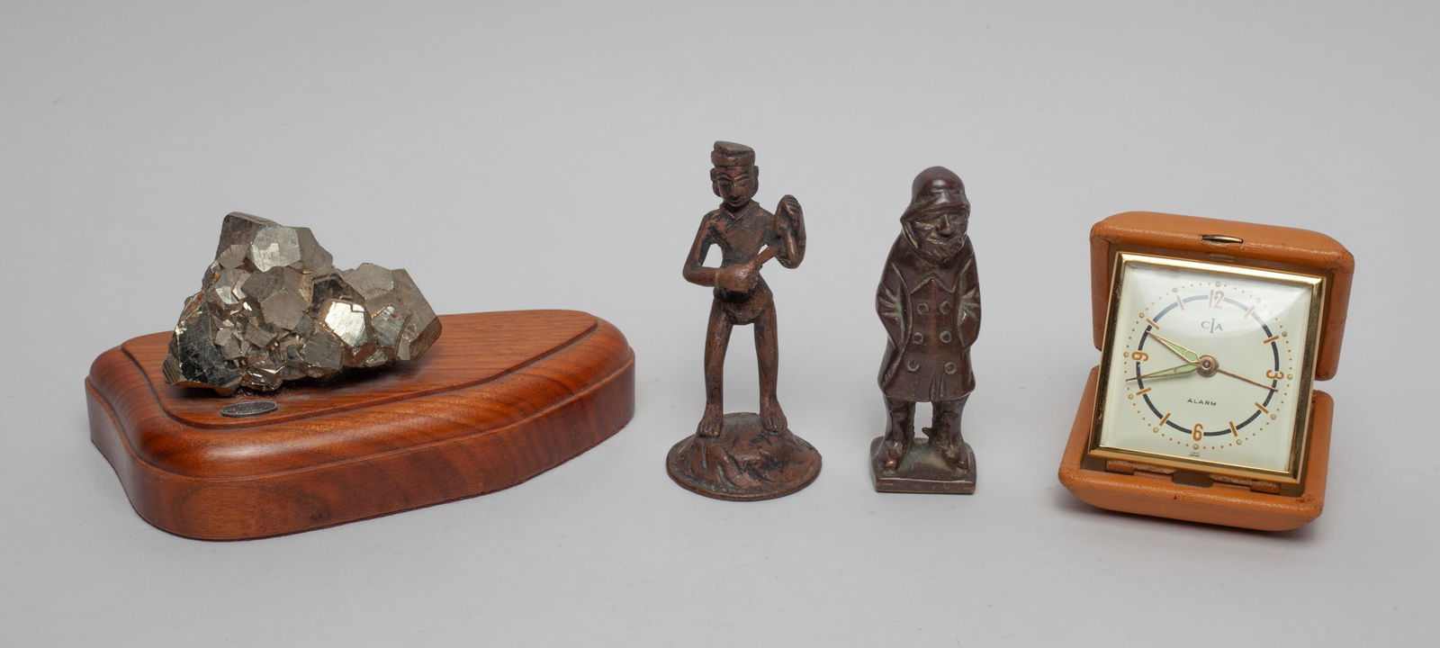 Mid-century Sculpture & Table Clock (1 of 9)