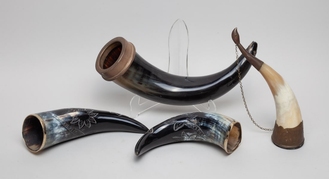 Estate Large Set Horn Cups (1 of 13)