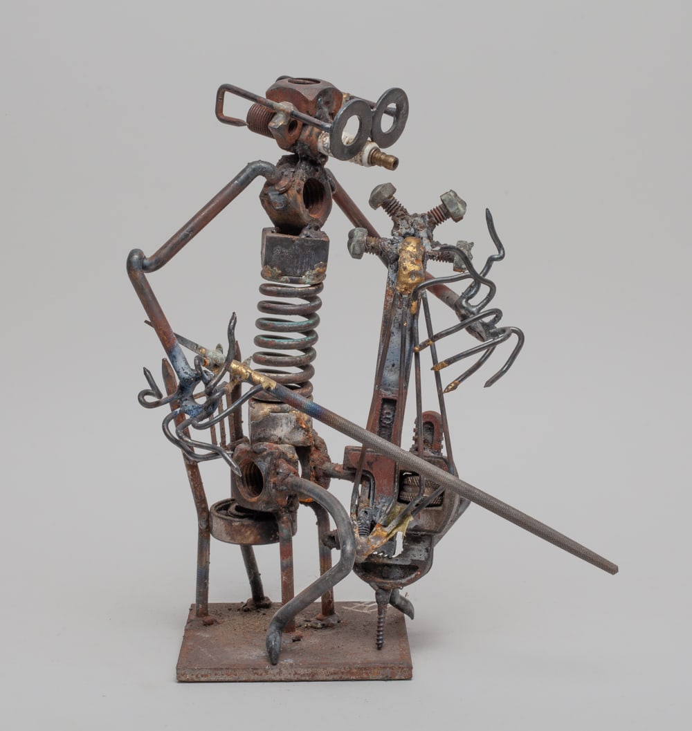 Mid-century Designed Art Metal Sculpture (1 of 11)