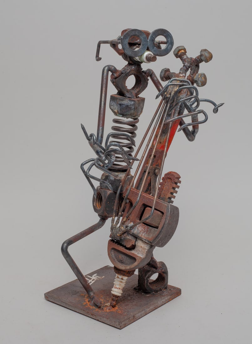 Mid-century Designed Art Metal Sculpture (1 of 10)