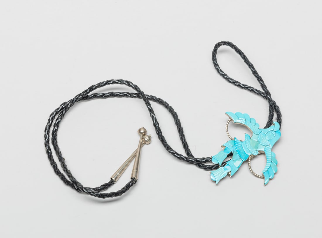 Old Jonathan Beyuka Silver Zuni Bolo (1 of 10)