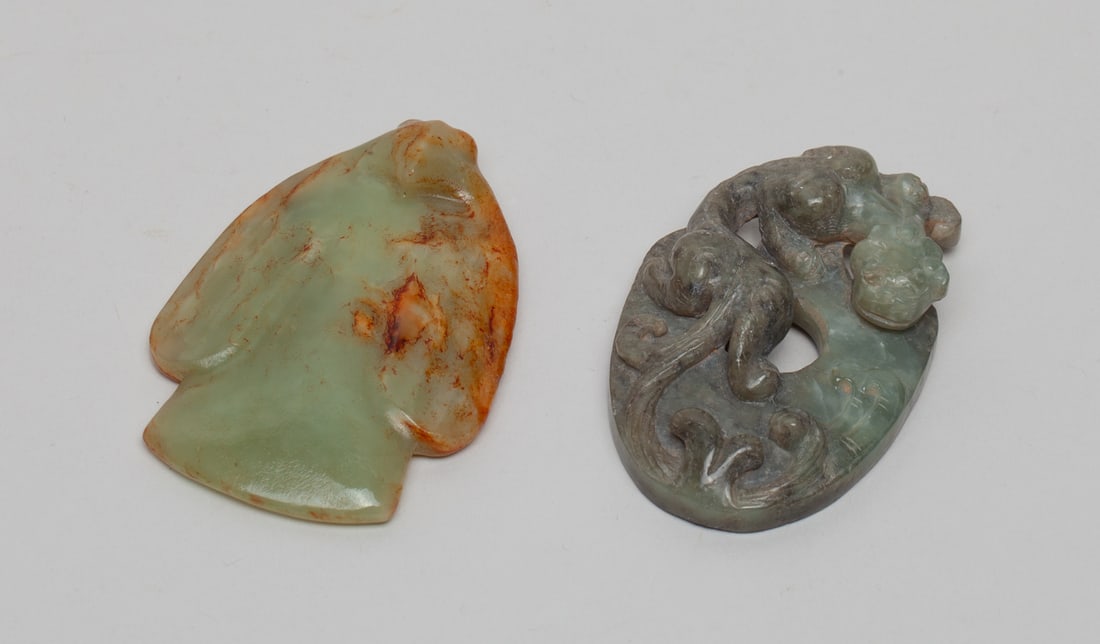 Two Chinese Russet Jade Carvings (1 of 14)
