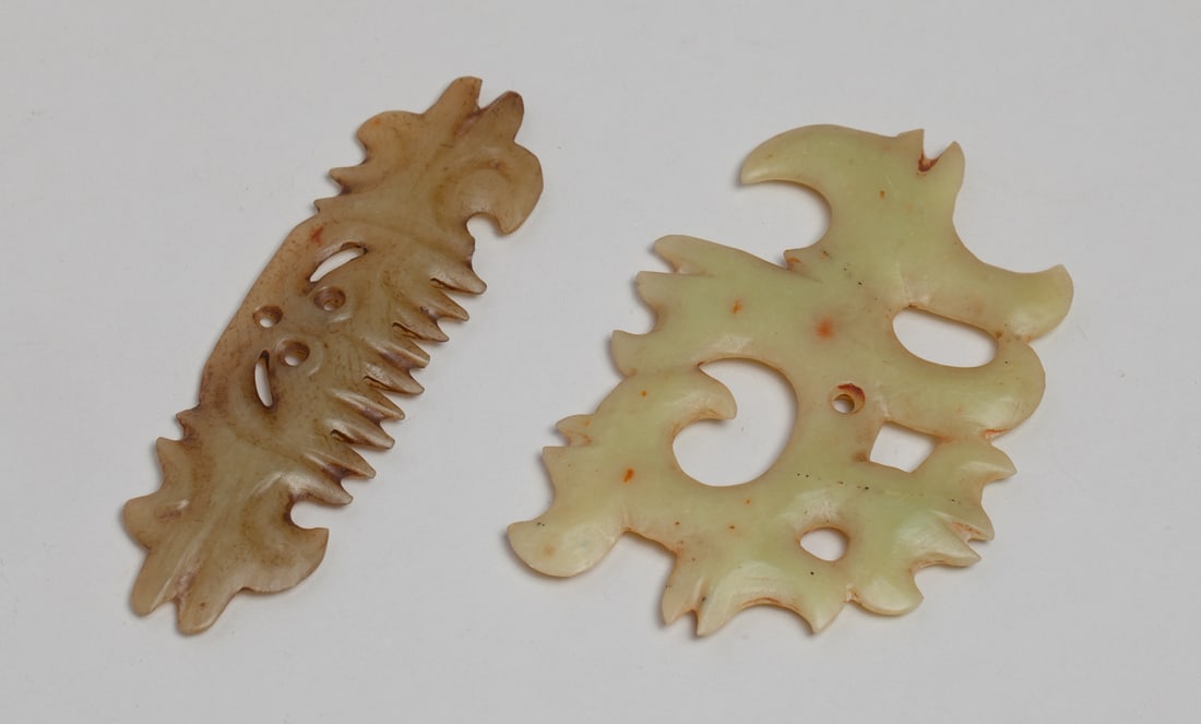 Two Chinese Jade/ Stone Carvings (1 of 10)