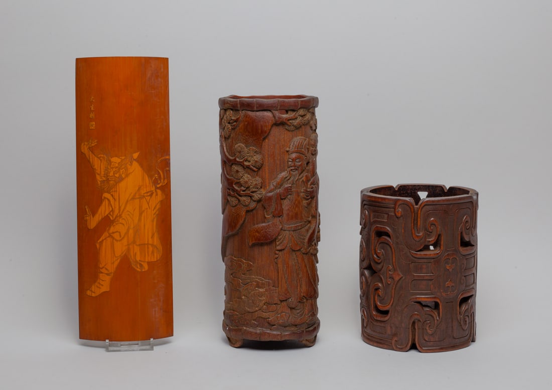 Estate Chinese Bamboo Pieces (1 of 19)