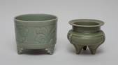 Two Chinese Longquan Porcelain Censer