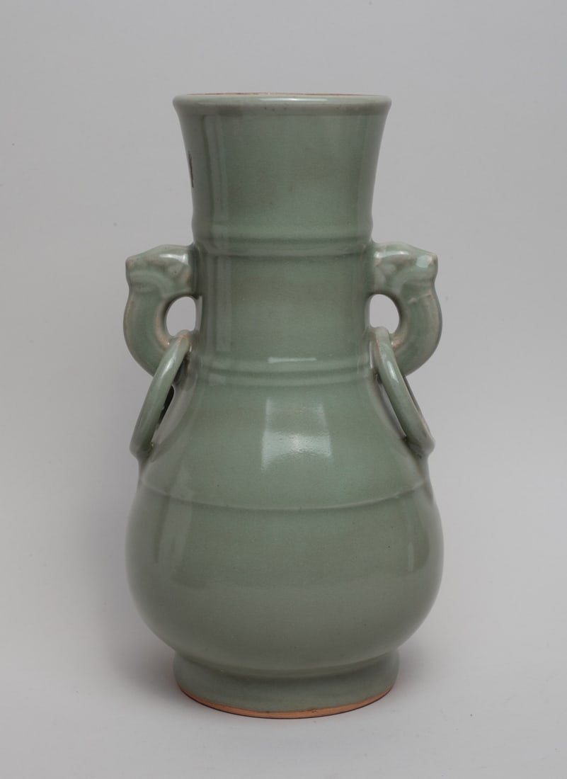 Vintage Chinese Longquan Porcelain Vase (1 of 8)