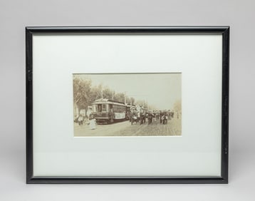 B & W Sepia Photograph, Cityscape of SF