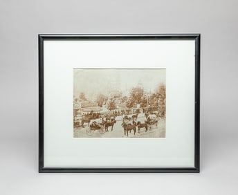 B & W Sepia Photograph,  City Park of SF