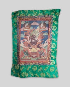 Chinese/ Tibetan Hand Painted Tangka