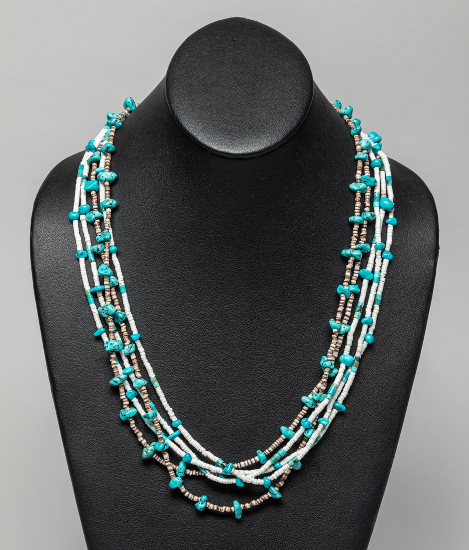 Zuni Fetish Turquoise Like Necklace (1 of 7)