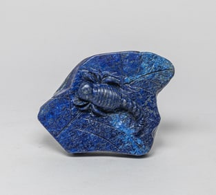 West Asian Lapis Table Sculpture