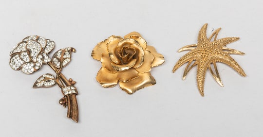 Monet, Lisner & Jackie ORR G/F Brooches