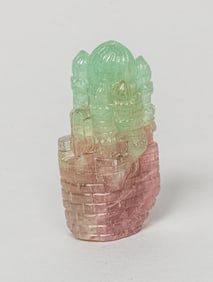 Large High Quality Tourmaline Carving