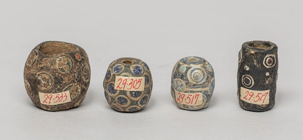 Chinese Dragon Fly Eye Glass Beads