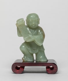 Chinese Ming Type Jade Carved Boy