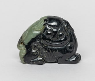 Lg Chinese Ming Type Jade Beast