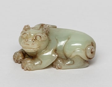 Lg Chinese White Jade Paper Weight