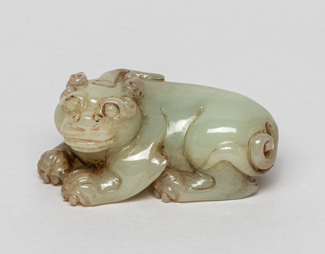 Lg Chinese White Jade Paper Weight (1 of 12)