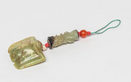 Chinese Russet Jade Toggle