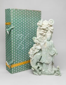 Large Chinese Jade Jadeite Sculpture