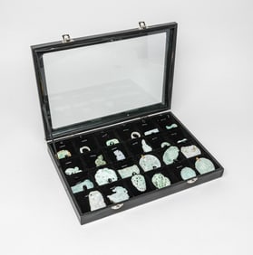 Estate Vintage Chinese Jade Jadeite Carvings