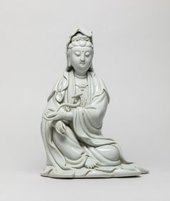 Chinese Blank De Porcelain Kuanyin