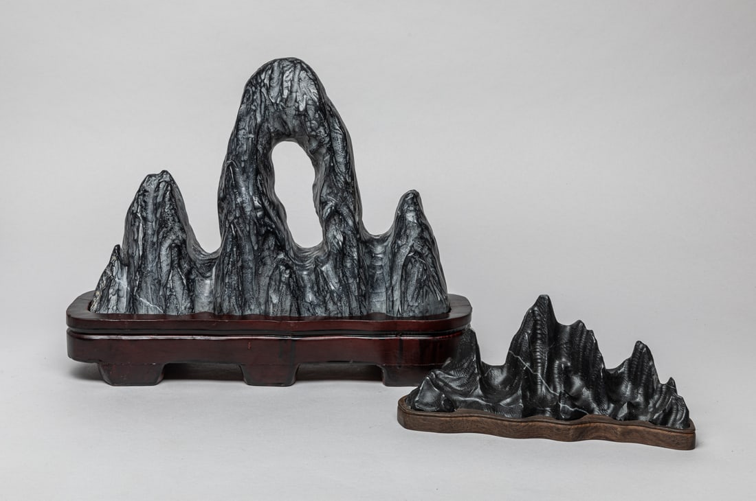 Two Chinese Scholar Stone Sculpture (1 of 8)