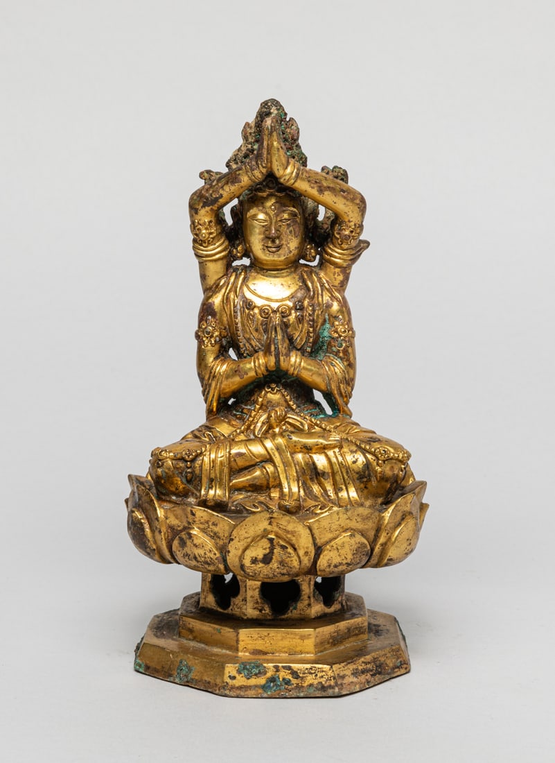 Chinese Gilt Bronze Buddha (1 of 11)