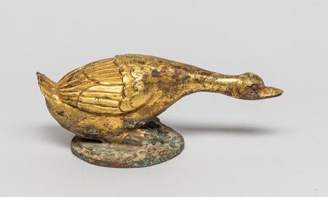 Collectible Chinese Gilt Bronze Table Sculpture