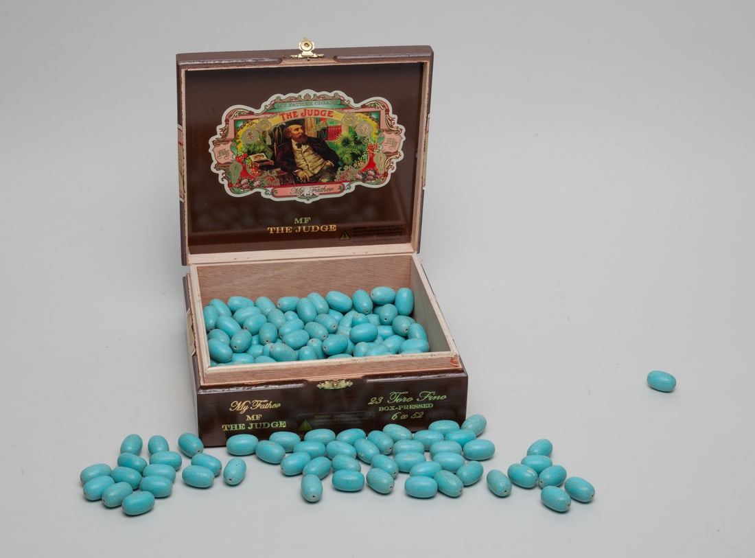 Designed Turquoise Like Beads (1 of 5)