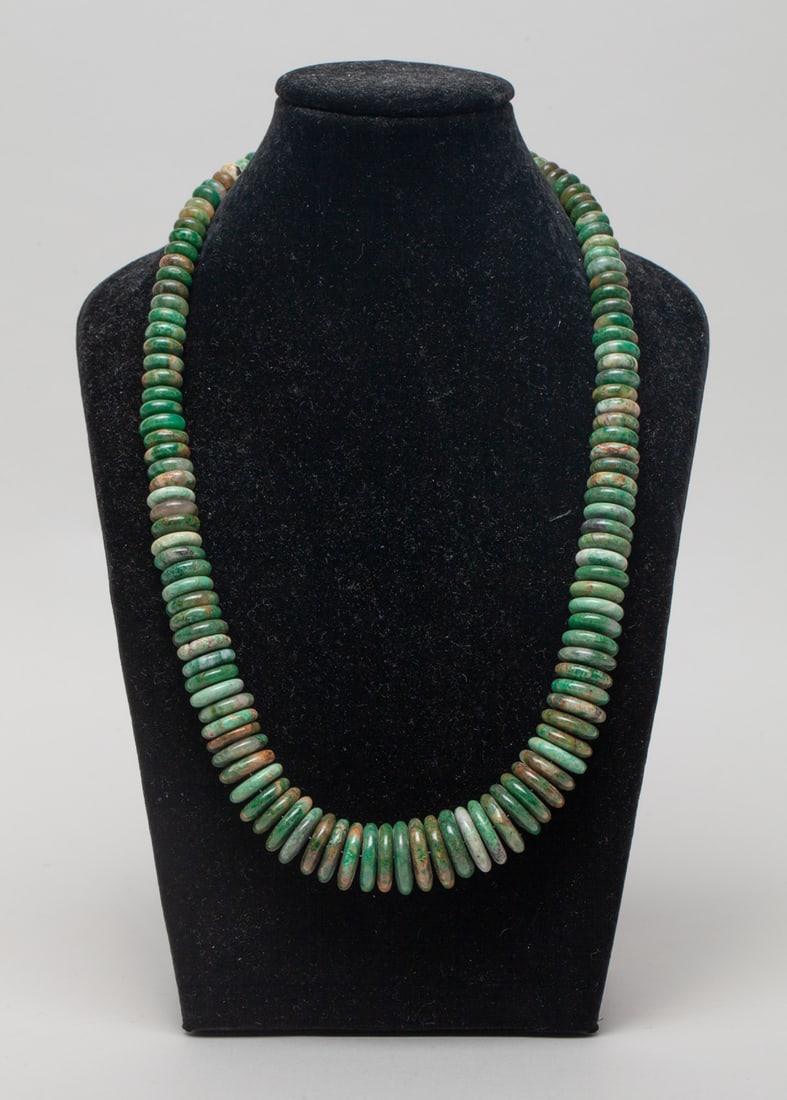 Zuni Type Turquoise Like Long Necklace (1 of 11)