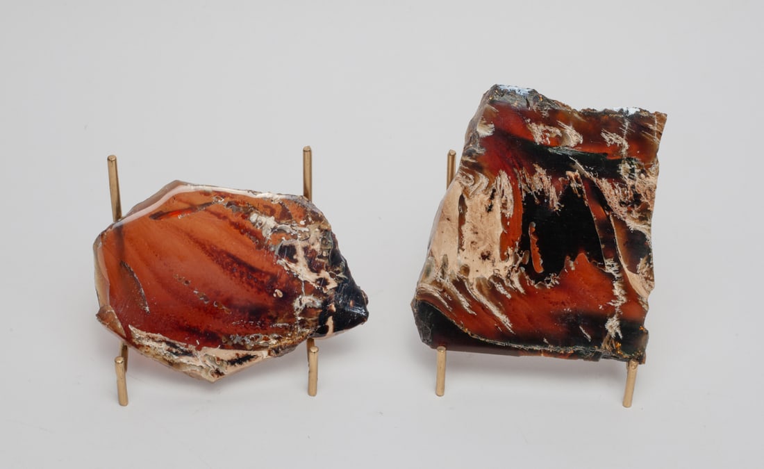 Two Nature Root Amber Slabs (1 of 10)