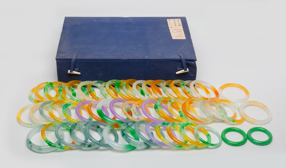 Estate Box of Chinese Export Bangles (1 of 9)