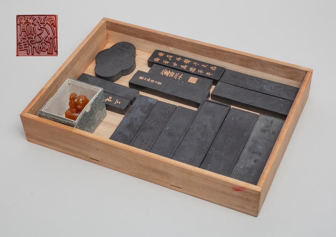 Chinese Stone Seal & Ink Sticks (1 of 12)