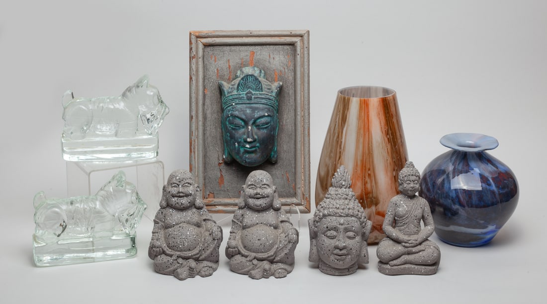 Estate Art Glass & House Decors (1 of 9)