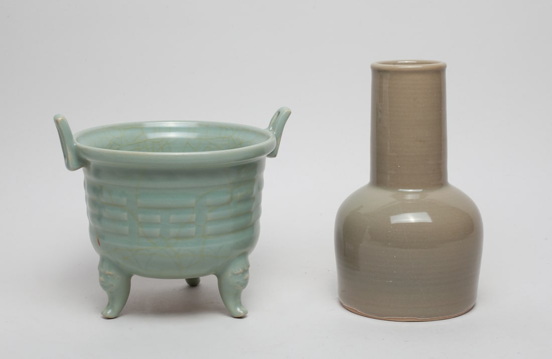 Two Chinese Longquan Porcelains (1 of 8)