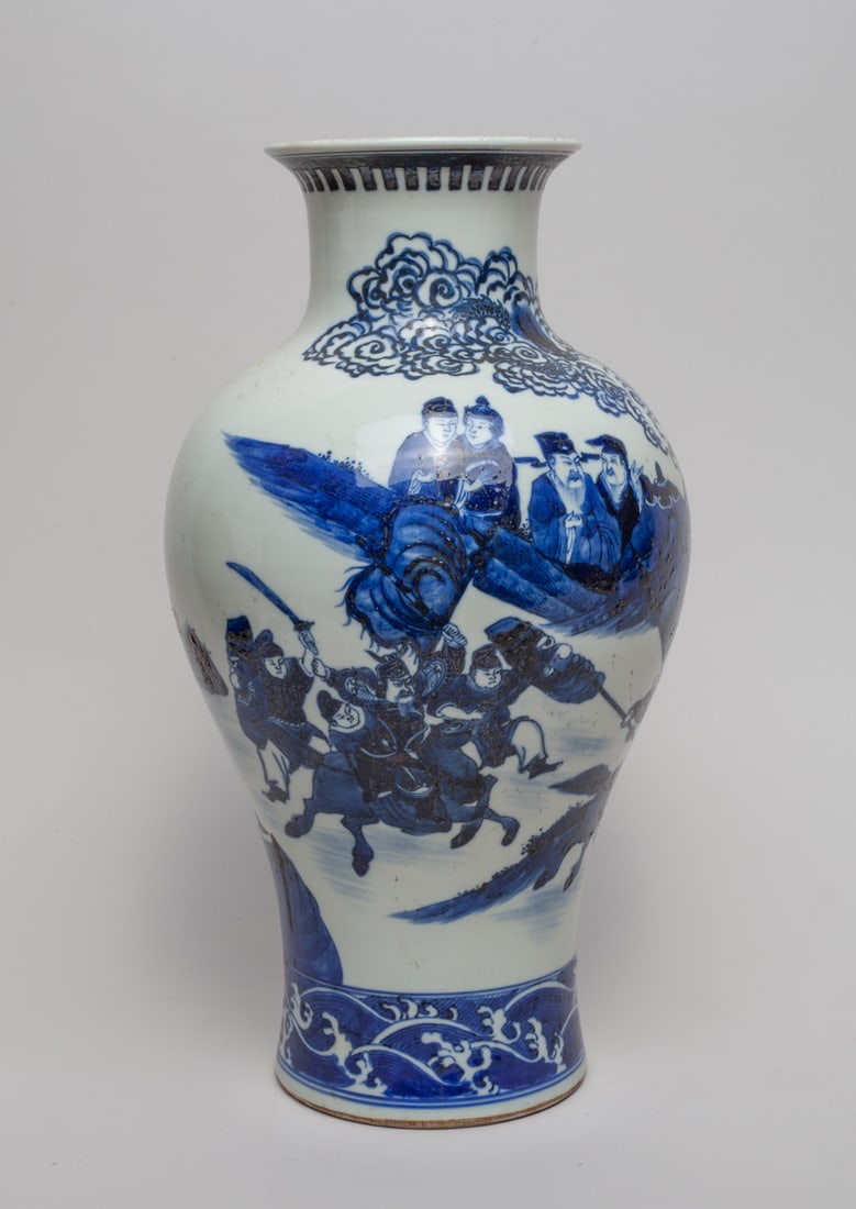 Chinese Export Tall Porcelain Vase (1 of 10)