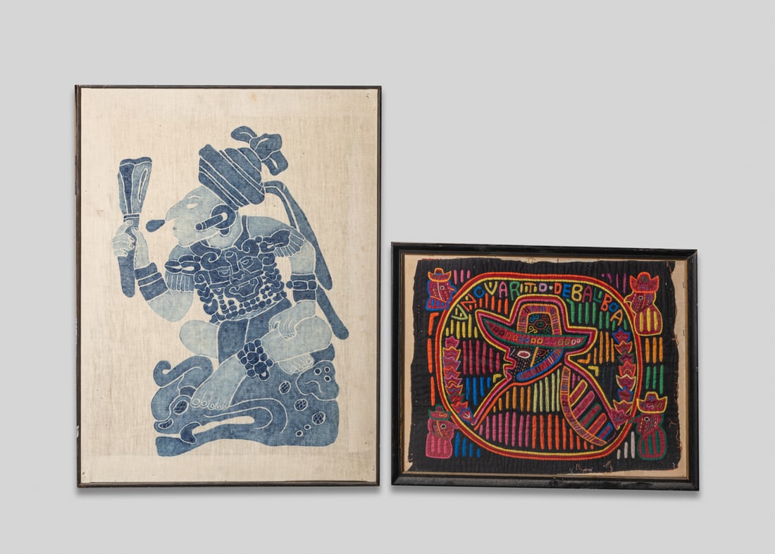 Two S American Art Wall Hanging (1 of 10)