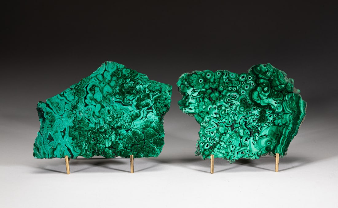 Two Malachite Slabs (1 of 10)