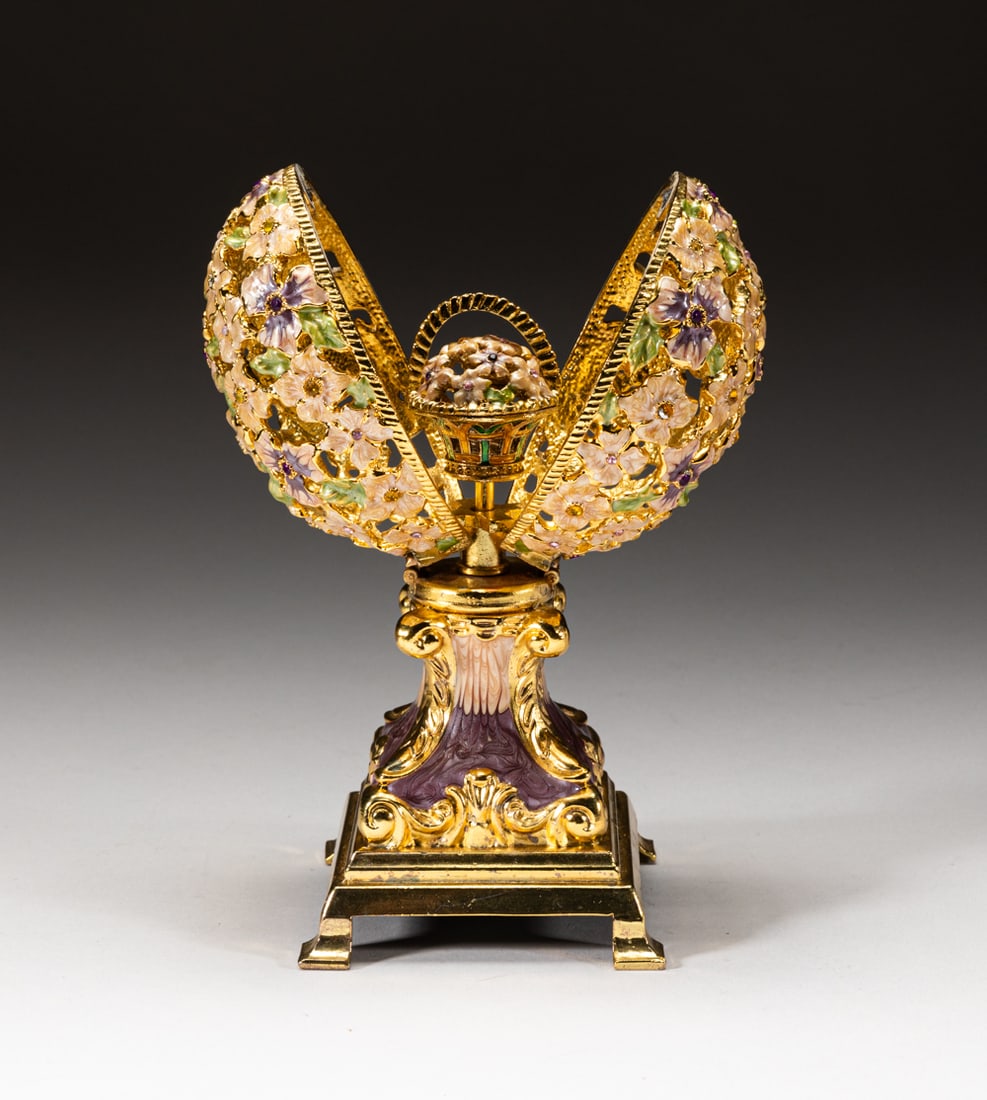 Collectible Enameled Egg Music Box (1 of 9)