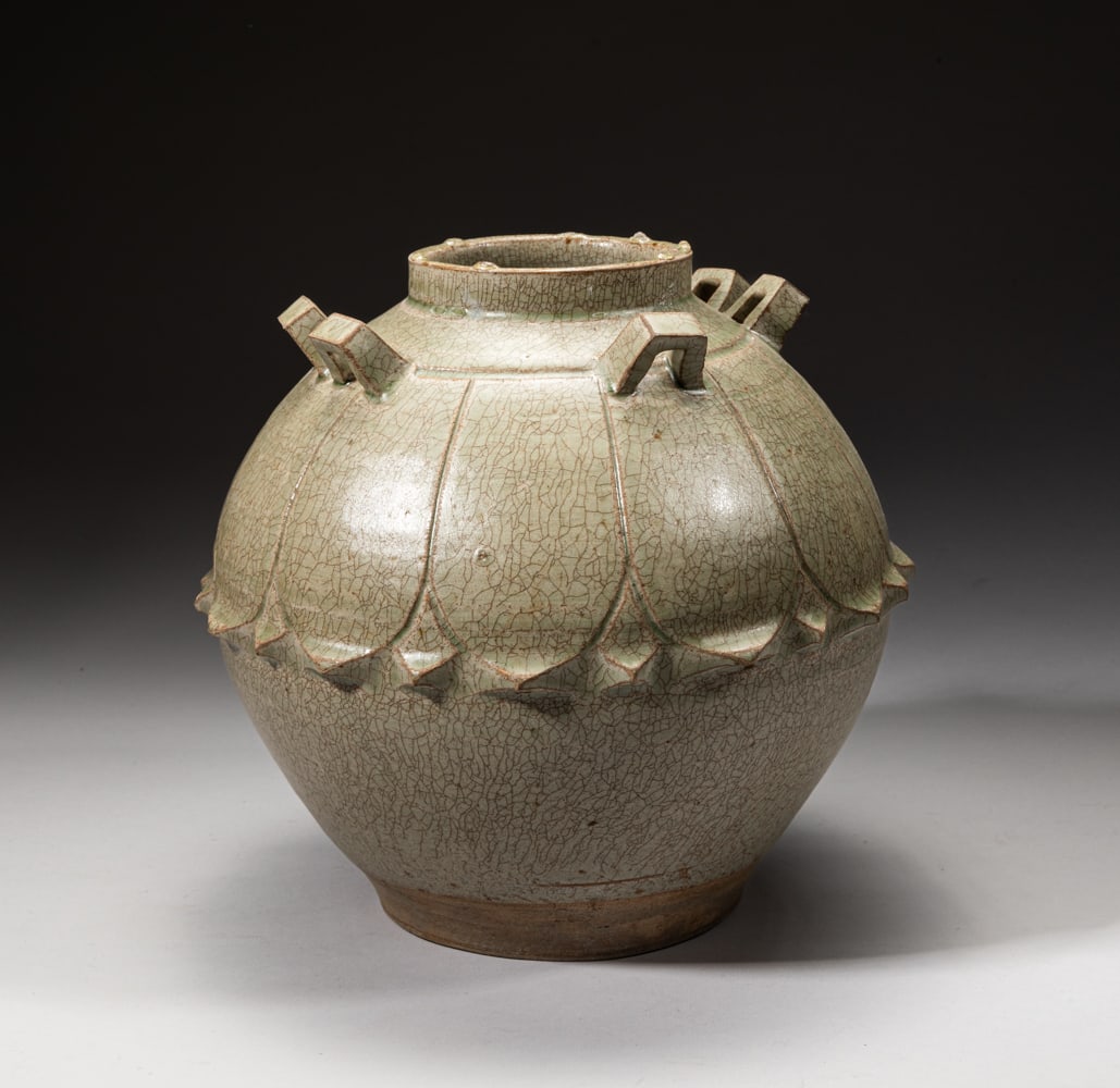 Large Korean Celadon Porcelain Vase (1 of 10)