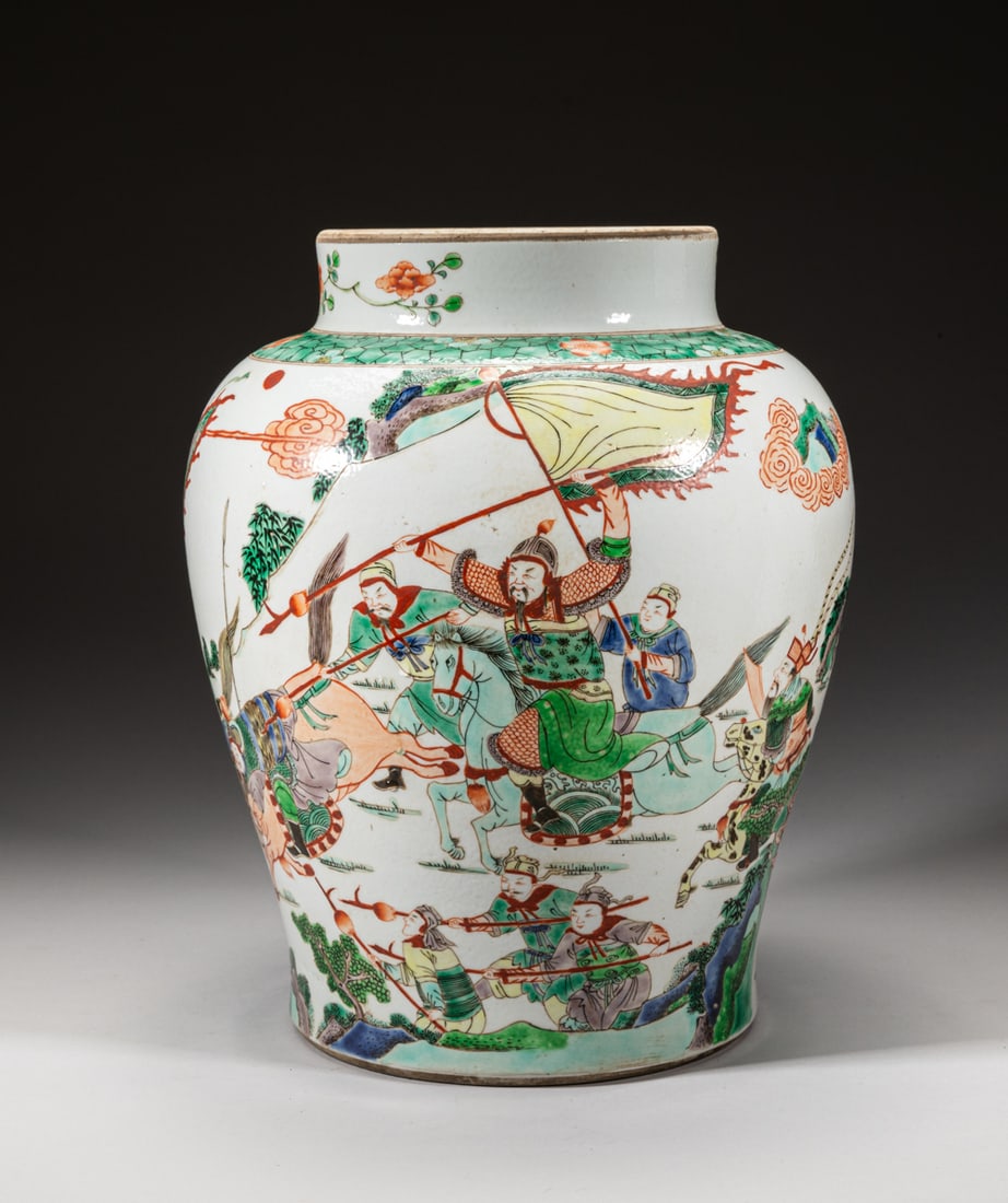 Large Chinese Wuchai Porcelain Vase (1 of 13)