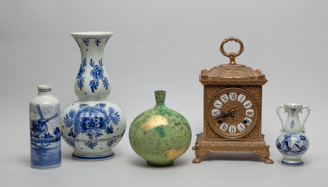 Italy Sculpture, Clock & Holland Porcelain (1 of 11)