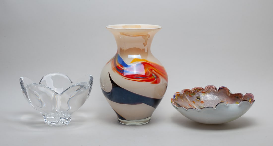 Vintage Art Glass Vase & Bowl (1 of 11)