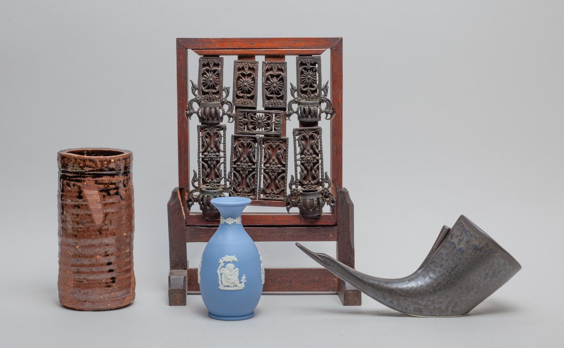 House Decor of Studio Art Vases & Wood Screen (1 of 14)